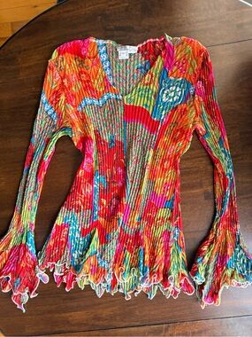 Alberto Makali Multicolor Floral Print Blouse